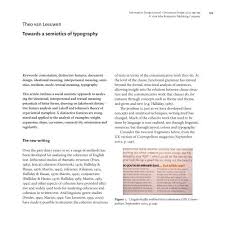 We also use this information to target and measure. Theo Van Leeuwen Towards A Semiotics Of Typography Interaction