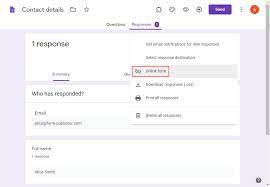 Your Responses Spreadsheet Is Missing Documentation Form Publisher Support