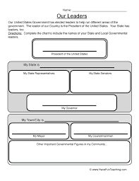 our leaders worksheet have fun teaching