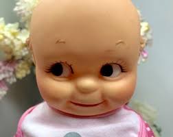 Adorable Soft Vinyl Cameo 1950s Kewpie Doll 10.5" Tall, Designed by  Illustrator Rose O'neill, Excellent Condition, Joseph Kallus