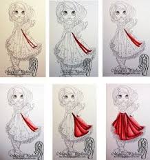 Nevaeh Coloring Folds Markerpop Blog Copic Marker Art Copic Markers Tutorial Marker Art