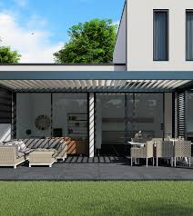 Renson Gardenlux Outdoor Living Terrassenuberdachung Lamellen Terrassenuberdachung Uberdachung Terrasse