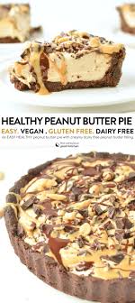 Healthy Vegan Peanut Butter Pie Vegan Gluten Free Desserts Gluten Free Peanut Butter Peanut Butter Pie