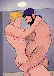 2023 2boys 2d 2d animation abs anal anal sex animated ass bara  barazoku beard biceps black hair blonde hair completely nude facial hair gay  gay domination gay sex hairy