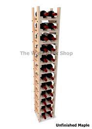A rustic stain was applied to the wood to create a more vibrant tone. Tall And Narrow Wood Wine Rack Wine Storage For 24 Bottles Etsy In 2021 Wood Wine Racks Wine Rack Wine Storage