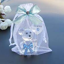 I can leave out the gold glitter shown in the blue/pink soaps upon request. Amazon Com Crystal Teddy Bear Figurines With Decorated Pouches 12 Pcs Pack Baby Boy Shower Favor Birthday Gift Health Personal Care