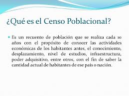 Así como los censos nacionales de vivienda de 1950, 1961, 1971 y 1992. Censo De Poblacion Ppt Descargar