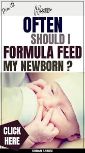 Amount And Schedule Of Formula Feedings For A One Month Newborn How Often Should I Formula Feed My Newborn Baby Cli Formula Feeding Baby Care My Newborn Baby