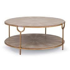 It is also durable, sturdy and heavy, providing a quality build that will last you a while. Regina Andrew Vogue Shagreen Ivory And Brass Coffee Table 30 1039iv Bellacor