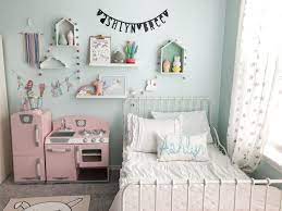 A Pastel Whimsical Girls Bedroom Ashlyn S Room Rain And Pine Girls Bedroom Modern Whimsical Girls Bedroom Blue And Pink Bedroom