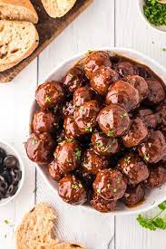 Not only are these bacon bourbon meatballs great as a game day or party appetizer, they you can also cook these ahead of time and then just reheat in a crockpot if you're using them as an appetizer! Crockpot Bourbon Bbq Meatballs The Chunky Chef