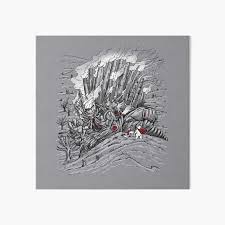 Pencil drawing sketch ps action. Smog Art Board Prints Redbubble