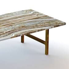 Split Coffee Table In Tiger Onyx Marble Shop Francesco Meda Online At Artemest Luxury Italian Furniture Coffee Table Furniture