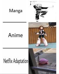 Manga 3 anime netflix adaptation from reddit tagged as anime meme. Manga Anime Netflix Adaptation Fandom