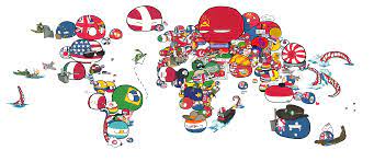 Polandball stickers special ww2 axis whatsticker. A Polandball Map Of The World Wwii By Yalen The Untaggable On Deviantart