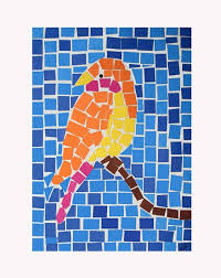 Bird Mosaic Mosaic Art Projects Kindergarten Art Art Lessons