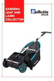 Gardena Leaf And Lawn Collector Garden Sweeper With Removable Collection Bag Rotating Brush System In 2021 Ergonomic Handle Gardena Lawn Sweeper