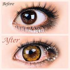 Pin Su Brown Colored Contacts Circle Lenses