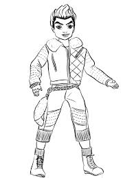 David arnold learn all about what. Descendants Wicked World Carlos Coloring Page Online Coloring Pages
