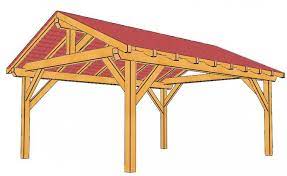 abri 2 pans 1 2 voiture 4 poteaux 1 abris voiture bois abri bois abri