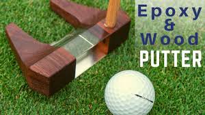 Making Wood And Epoxy Putters In This Video I Make 2 Really Cool Wood And Epoxy Resin Golf Putters Using Both Woodworking Power And Putter Golf Putters Epoxy