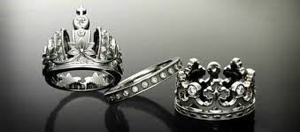 King And Queen Crown Wedding Rings Wedding Ring Collections Crown Wedding Ring Matching Wedding Rings