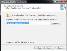An update pack is available. K Lite Mega Codec Pack ç¯€ç›®æˆªåœ–