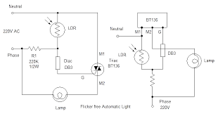 The handle of switch can then be used to indicate the route selected. 4 Automatic Day Night Switch Circuits Explained Homemade Circuit Projects