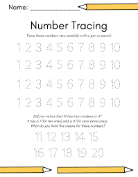 Number Tracing Worksheet For Prek And Kindergarten Tracing Worksheets Preschool Tracing Worksheets Preschool Worksheets