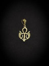 Mighty Uraeus Cobra Pendant Necklace With Cross Key of Life. Cobra Amulet  With Ankh Key of Life, Cobra Necklace With Pharaonic Symbols