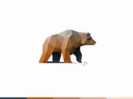Bear Logo Design Bear Logo Design Animal Logo Polygon Art