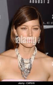 Jessica Biel attends the "Total Recall" Los Angeles premiere held at  Grauman's Chinese Theatre Stock Photo