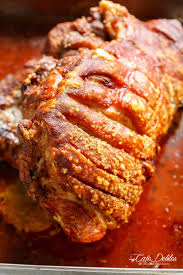 The Most Perfect Pork Roast With Crackling Cafedelites Com In 2020 Pork Roast Recipes Roast Pork Crackling Pork Recipes
