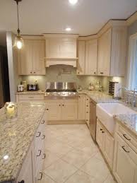 Kitchen With White Subway Tile And Vintage Cabinetry Kitchen Design Kitchen Redo Kitchen Flooring