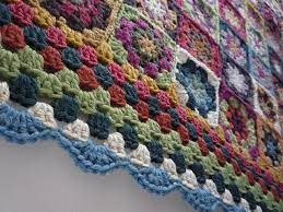 121 Grannies Blanket Granny Square Crochet Pattern Crochet Edging Crochet Squares
