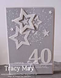 Best craft punch for simple cards & card backgrounds. Stampin Up Independent Demonstrator Uk Tracy May 40th Birthday Cards Birthday Cards Handmade Birthday Cards