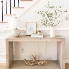 Pottery barn coffee table decor. Pottery Barn Console Table