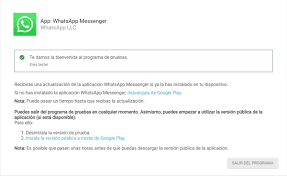 Whatsapp beta, así es cómo puedes descargar fácilmente la versión de prueba de la aplicación desde la propia tienda google play gif Whatsapp Beta Como Apuntarse Para Probar Las Ultimas Novedades