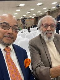 Great day at Macedonia Baptist Church, Piermont, NY, where we celebrated  Pastor Edward Hinson and Lady Clara Crawford Hinson's 34th Pastoral  Anniversary. Great to be with my Dad again. I am bless