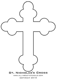 Cross Template Could Use For Centerpc To Match Style Of Cross Using For Cupcakes First Communion Banner Communion Banner First Communion Party