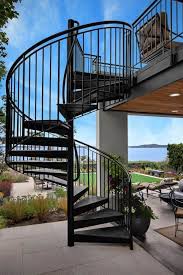 60 Idees D Escalier Colimacon Pour L Interieur Et Pour L Exterieur Staircase Outdoor Outdoor Stairs Exterior Stairs