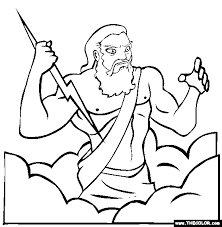 C1w3 Zeus Coloring Page Other Greek Gods Pages Too Ancient Greece Greek Art Coloring Pages
