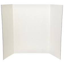 Bulk White Cardboard Trifold Presentation Boards, 27.25x39.25 in. | Dollar  Tree