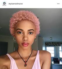 9 Teeny Weeny Afros That Celebrate The Mid Length Look Natural Hair Styles Natural Hair Woman Dyed Natural Hair