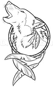 This tutorial shows the sketching and drawing steps from start to finish. Drawing A Wolf Dreamcatcher By Dawn Wolf Dreamcatcher Wolf Drawing Wolf Tattoos Wolf Drawing Drawings Wolf Dreamcatcher