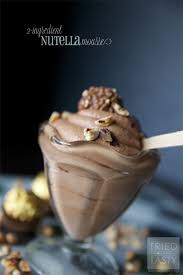 2 Ingredient Nutella Mousse Video Recipe Desserts Nutella Mousse Food