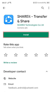 You've made the transition to the google play store. Shareit Apk For Android Shareit Download