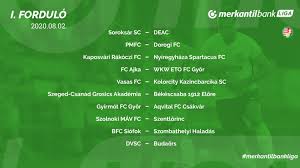 Din cauza sponsorilor denumirea primei ligi din romania se tot schimba la cateva sezoane si anume pe langa denumirea liga 1 mai este adaugat si numele sponsorului astfel incat incepand cu sezonul din anul 1998 liga 1 a avut urmatoarele denumiri: Mlsz Kozpont A Kaposvar Es A Dvsc Is Otthon Kezd A Merkantil Bank Ligaban