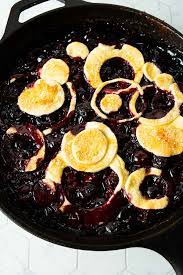 Skillet Fresh Cherry Bourbon Rosemary Pandowdy Cast Iron Recipes