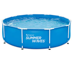 Summer Waves 10 X 30 Metal Frame Pool Big Lots In 2020 Swimming Pool Kits Summer Swimming Pool Summer Waves